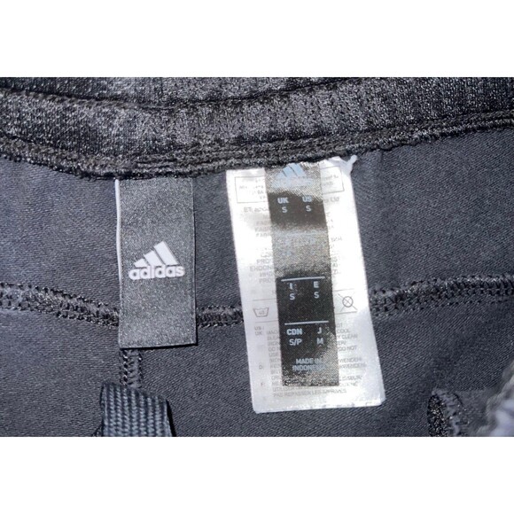 Adidas Gym Shorts Black Performance Cotton Stretch W/ Pockets Mens Small - Picture 2 of 5